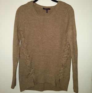 ❤️‍🔥3 for $15 All Laced up Brown Sweater by Olivia Sky! 🤎